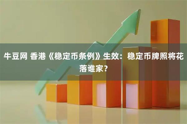 牛豆网 香港《稳定币条例》生效：稳定币牌照将花落谁家？