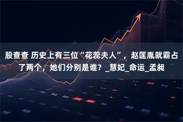 股查查 历史上有三位“花蕊夫人”,赵匡胤就霸占了两个,她们分别是谁?_慧妃_命运_孟昶