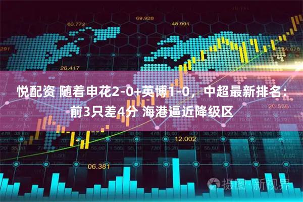 悦配资 随着申花2-0+英博1-0，中超最新排名：前3只差4分 海港逼近降级区